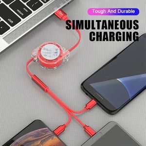 High Quality Type C Charger Cable <b>Micro</b> 8Pin Data Cable <b>USB</b>-C Power <b>Adapter</b> Cable for All Phones - Product Image 5