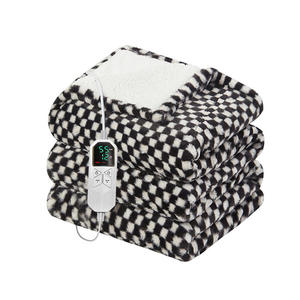 <span class=keywords><strong>Couverture</strong></span> <span class=keywords><strong>chauffante</strong></span> électrique d'hiver Douce et confortable en fourrure de lapin Quilted Technique Lavable Caractéristique pour le <span class=keywords><strong>lit</strong></span> - Product Image 4