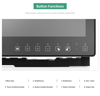 Kontrol Peredupan 0-1500 Nits Tablet PC Android Industri 15,6 Inci dengan Layar Sentuh Terintegrasi Komputer All-in-One Panel Sentuh Industri