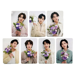 7 unids/set KPOP JungKook V <span class=keywords><strong>Suga</strong></span> 10th Photocards <span class=keywords><strong>Jimin</strong></span> Jin RM J-Hope Selfie Lomo Cards Fans colección postales regalo - Product Image 6
