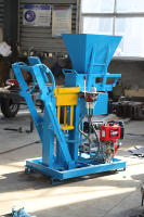 Machine automatique de fabrication de briques d'argile AIWEI XM2-25, diesel, hydraulique, contrôlée par PLC, avec pompe et roulement pour l'industrie de la construction