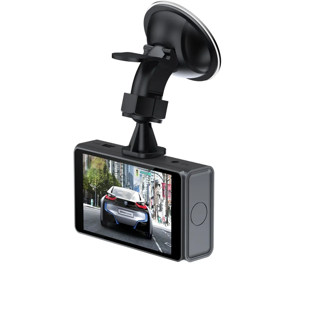 5.0 Inch 140 degrees Wide Angle Full HD Car Dashcam Camera 3 Lens Front Inside Rear Auto Camera Recorder Black Box