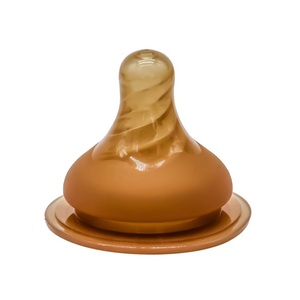 En gros <span class=keywords><strong>Caoutchouc</strong></span> De Silicone Liquide Marron Bébé Mamelon de <span class=keywords><strong>Biberon</strong></span> Pour Bébé - Product Image 1