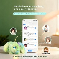 Peluche interactive intelligente avec conversation vocale, yeux LED, compagnon émotionnel, robot, animal de compagnie électronique