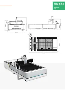 최고의 3015 1530 스테인레스 스틸 구리 알루미늄 섬유 레이저 커터 가격 1kw 3kw cnc 금속 레이저 절단 기계 판금