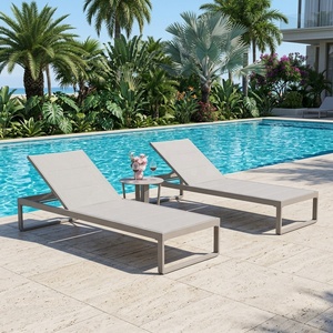 Silla de <span class=keywords><strong>Playa</strong></span> Plegable Moderna y Minimalista para Exteriores, de Aleación de Aluminio, Resistente al Agua y a los Rayos UV, para Piscina, <span class=keywords><strong>Playa</strong></span> o Patio - Product Image 2