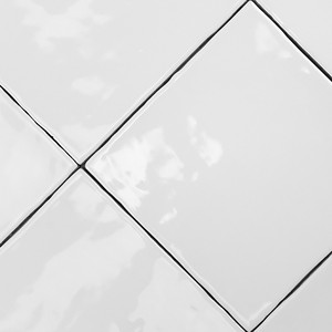 Piastrella Creta-13 Bianco Lucido 13x13 Cm con Bordi Irregolari Spessore 9 Mm - Product Image 6