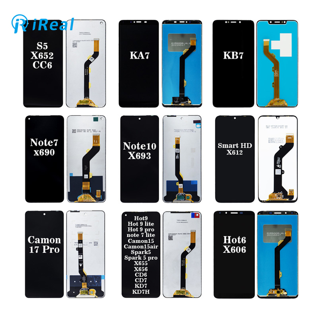 LCD Display for Infinix Hot 10 6 7 8 9 Lite Play S5 Replacement Touch Screen LCD for Infinix X688 X608 X650 X682 X657 X652