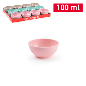 Ciotola PlasticForte 100 Ml, Resistente e Riutilizzabile per Conservazione Domestica, Colori Assortiti - Product Image 1