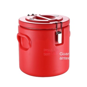 Seau isotherme en acier inoxydable, cantine commerciale, grande capacité 5L-80L, pour riz/soupe/lait de soja/thé au lait/poudre de glace/bouillie - Product Image 1