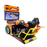 Simulateur de voiture passionnant Arcade Race Voitures de course à jetons Racing Machine de jeux à jetons pour Game Center