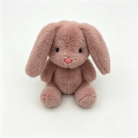 Peluche Lapin à Poils Longs en Fausse Fourrure pour Confort Sensoriel, Soulagement de l'Anxiété et Décoration Intérieure