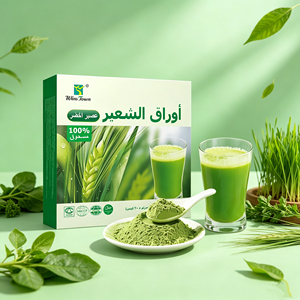 Jus de Barley Vert Wins Town Riche en Fibres Alimentaires Équilibre la Microbiota Intestinale Améliore la Santé Intestinale Poudre Végétale de Jus Vert de Qualité - Product Image 2
