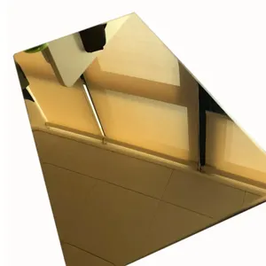 Piastra/lamiera quadrata in acciaio inossidabile dorato ASTM 201 304 316 409 430 904L di alta qualità strutturale di alta qualità