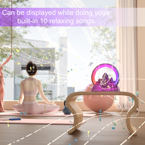 Bán Buôn Thông Minh Đèn Bàn Mặt Trời Mọc Ngọn Lửa Leo Núi Đồng Hồ Báo Thức Đèn 15W Không Dây Sạc Đầy Màu Sắc Núi Lửa Bầu Không Khí Đèn - Product Image 3