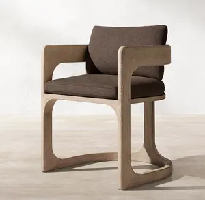 Hangkai hand gefertigte Holz Teak Gartenmöbel Set Massivholz Outdoor Esstisch und Stuhl Set