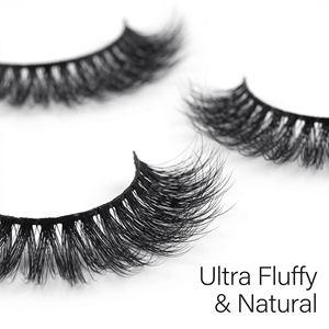 Faux <span class=keywords><strong>cils</strong></span> en bande effet extensions, naturels, vaporeux et duveteux, en vison synthétique, vente en gros, marque privée OEM - Product Image 5