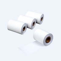 Rouleaux de papier thermique Yoko 80x80mm pour imprimantes ATM et TPV, 48gsm 55gsm, 3 1/8" x 230', pour caisses enregistreuses et machines TPV doubles