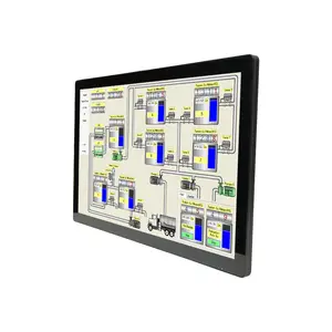 Fabrika fiyat ucuz 21.5 "POS dokunmatik ekran LCD Panel 21.5 inç duvara montaj su geçirmez LCD kapasitif endüstriyel monitör