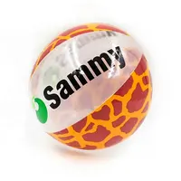 प्रचारक उपहार खिलौना गेंदों बड़े 48 इंच xxl कस्टम बच्चों के लिए inflatable स्पष्ट पारदर्शी चमक समुद्र तट गेंदों