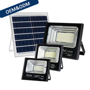 <span class=keywords><strong>Projecteur</strong></span> LED <span class=keywords><strong>Solaire</strong></span> Extérieur Étanche IP68 100W 200W avec Télécommande pour Jardin - Product Image 1