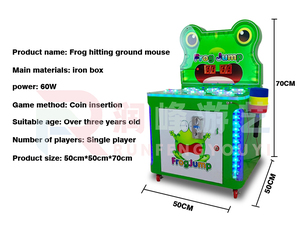 Trẻ em chơi Búa đánh máy trò chơi ếch Mini hit Đồng tiền hoạt động chuột <span class=keywords><strong>Arcade</strong></span> whack một trò chơi nốt ruồi máy - Product Image 3