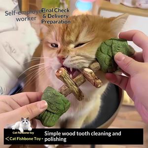 Brinquedo para Gato em Forma de Peixe Multicolorido, Bastão de Madeira com <span class=keywords><strong>Catnip</strong></span>, Durável e Divertido para Entretenimento - Product Image 5