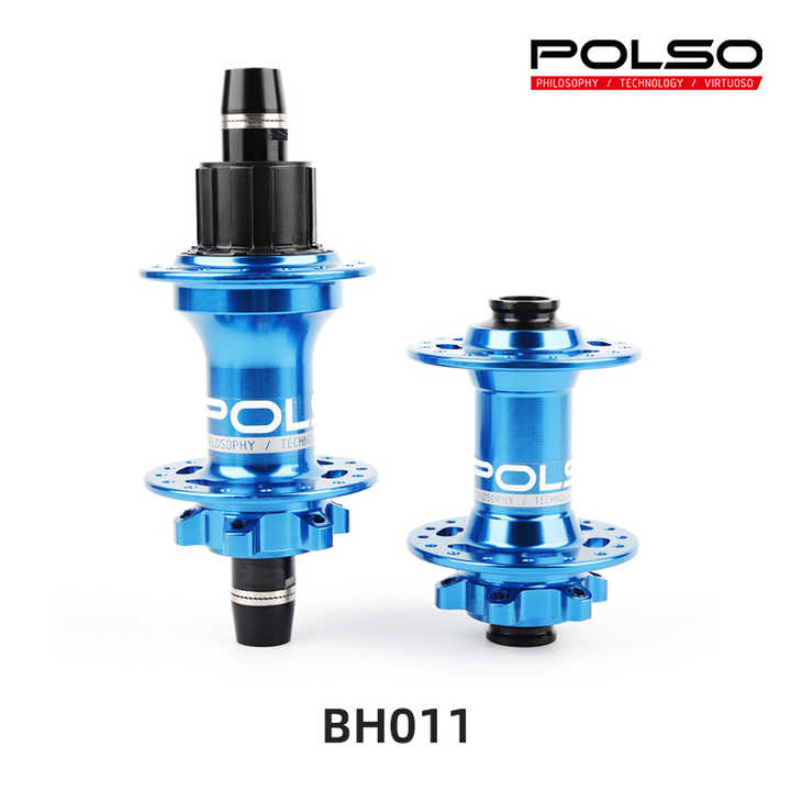 POLSO BMX Bike Hub Set - 36 Hole Aluminum Alloy Front & Rear Hubs With 120 Sound