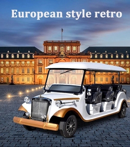 Carro de Golf Vintage Verde para Turismo con Faros LED, Batería de Plomo-Ácido, 8 Asientos para Hotel y Uso, Carro de Golf para 6 Personas - Product Image 2
