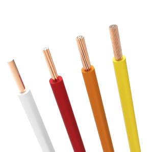 Fil électrique isolé en PVC de Chine 2,5 mm² 450/750V, résistance torsadée pour application aérienne, type de conducteur IEC - Product Image 3