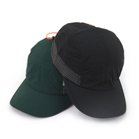 Casquettes de cyclisme sportives en nylon à séchage rapide, personnalisables avec impression réfléchissante, pour la course et le camping – Vente en gros