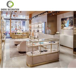 Elegant Women Bag Display <b>Shelf</b> Custom Handbags Shop Wall Showcase with LED Lighting Reception Counter Shop Interior Decoration - Product Image 2