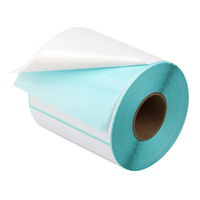 Rouleau d'étiquettes thermiques directes de haute qualité, étiquettes autocollantes thermiques personnalisées avec logo et code-barres pour l'expédition, étiquettes d'emballage thermiques