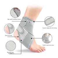 Orthèse de soutien de la cheville à compression élastique réglable en gros pour la course à pied randonnée basket-ball volley-ball