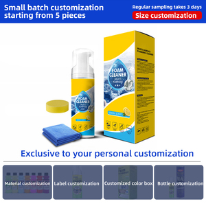 น้ำยาทำความสะอาดภายในรถยนต์แบบไม่ต้องล้างออก AUTOGO-1618A ขจัดคราบสำหรับหลังคาภายใน เบาะหนัง รองเท้าสีขาว; ชนิดอ่อนโยน - Product Image 2