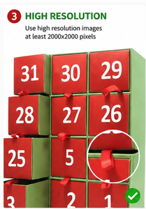 Wholesale Christmas Drawer <b>Box</b> Advent Calendar Rigid Cardboard <b>Empty</b> Mystery Blind <b>Box</b> with Ribbon Pull <b>for</b> Surprise <b>Gift</b> - Product Image 5