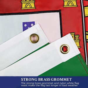 Venta al por mayor de material de poliéster de entrega rápida de doble costura al aire libre Banner resistente 210d bordado 3x5 Bandera de <span class=keywords><strong>Portugal</strong></span> al aire libre - Product Image 2