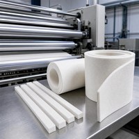 Coussin en feutre de polyester sur mesure pour machine à découper, coussin industriel compressé pour le traitement des bandes