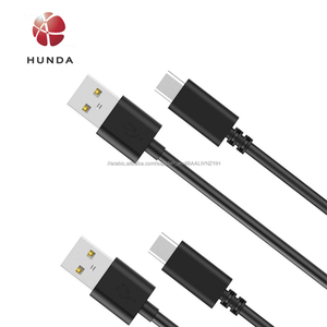 أسود/أبيض USB <span class=keywords><strong>A</strong></span> إلى C كابل كابل شحن سريع متوافق مع غالاكسي S10 S9 نوت 9 - Product Image 3