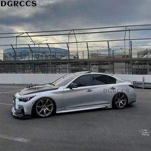 DGRCCS Original Q50 Q50S Q50L Style PSM Aileron arrière en fibre de carbone forgée, peinture UV, poli, non perforé - Product Image 6