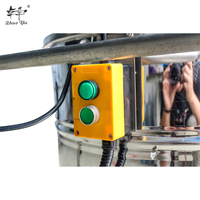 Imker liefert Haushalt Hand-Push Vier Rahmen Edelstahl Elektro Radial Honig Extraktor Filter /Hand Push Honig Auto