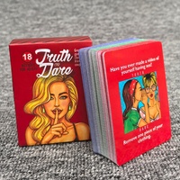 Version anglaise du jeu de société Truth or Dare pour couples de 0 à 3 mois, fabriqué en Chine, cartes en papier