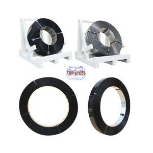 Fleje de Acero 3/4" 1/2" Grados Q235 A36 SS400, Banda de Fleje Metálica Bobinada Pintada de Negro Antioxidante, <span class=keywords><strong>Precio</strong></span> de Fleje de Acero - Product Image 1