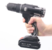 Perceuse-visseuse électrique 20V, 15+1 réglages de couple, vitesse variable 0-350/1350 tr/min pour applications domestiques et d'atelier