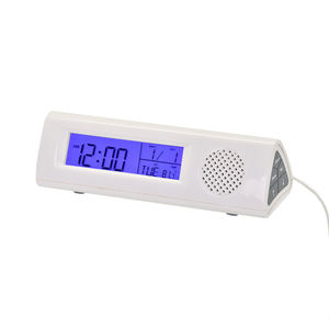 <span class=keywords><strong>Radio</strong></span>-<span class=keywords><strong>réveil</strong></span> FM multiple avec affichage de l'heure, rappel d'anniversaire et alarme de température/lampe de poche Snooze - Product Image 4