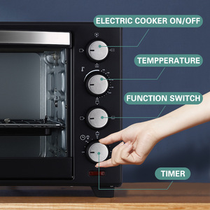 Horno Eléctrico Winning Star de 40L, Multifuncional, con Convección, para Hornear y Asar, de Sobremesa, Negro, 1600W, Enchufe UK/EU - Product Image 4