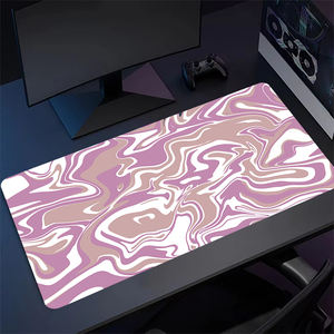 Alfombrilla de Ratón para Juegos Strata Liquid, Accesorio de Juego, Alfombrilla de Ratón Grande Negra y Blanca, Alfombrilla de Escritorio de Goma XXL 1200x500, Alfombra para Ratón - Product Image 3