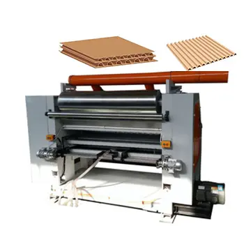 single facer corrugated paper cardboard board making machine