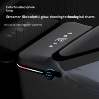 Toilette Intelligente - Bidet Intégré Sans Pression d'Eau à Couvercle Automatique Siphonique avec Fonction Parfumée pour Usage Domestique