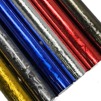 Film de protection pour voiture en vinyle PET TPU, effet carbone forgé, finition brillante, électroplaqué rouge, noir, argent, autocollant de protection premium pour voiture